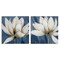 Stupell Industries Traditional Floral Falling Petals 2 pc Canvas Wall Art Set Design by Carol Robinson
